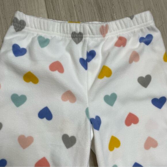 Carters Daydreamer Cotton Fleece Long Sleeve Pant Pajama Set Rainbow 5T NWOT - Picture 10 of 12